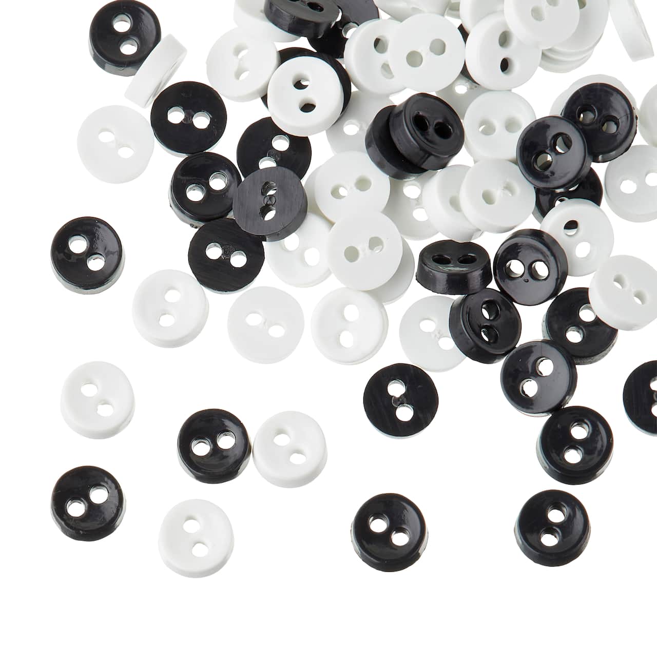 Favorite Findings&#x2122; Mini Buttons, Black &#x26; White by Loops &#x26; Threads&#xAE;